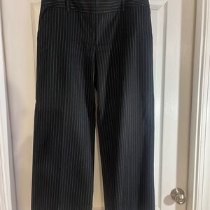 AB Studio Black Pinstriped Women’s Trousers 14